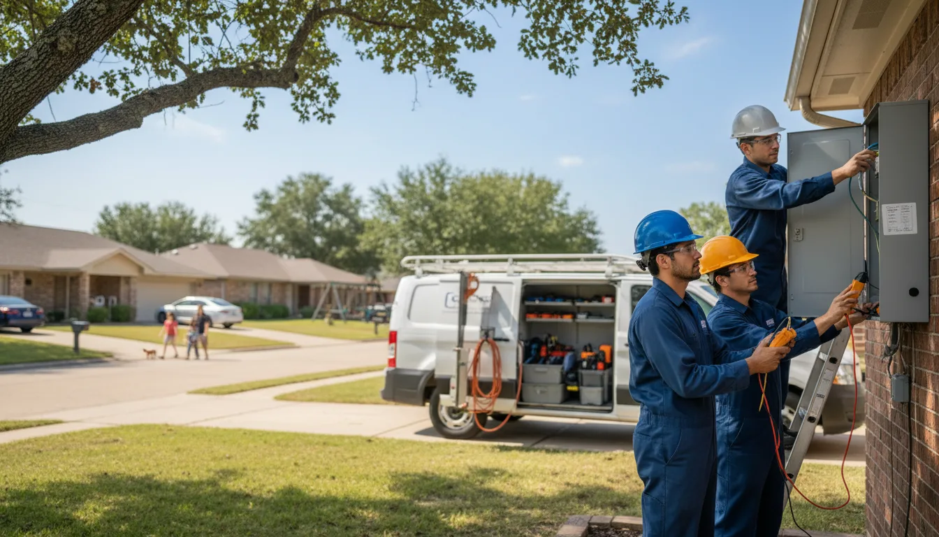 Certified electrician providing emergency electrical services in Lovingston, VA